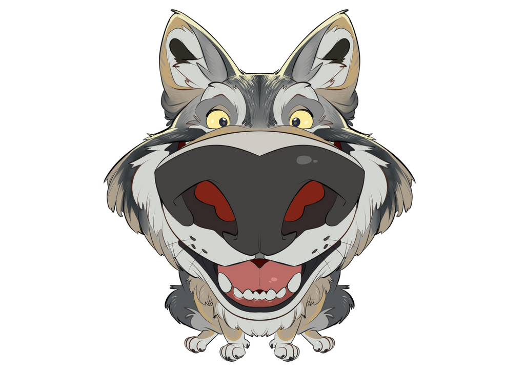 Fisheye Minis: Grey Wolf